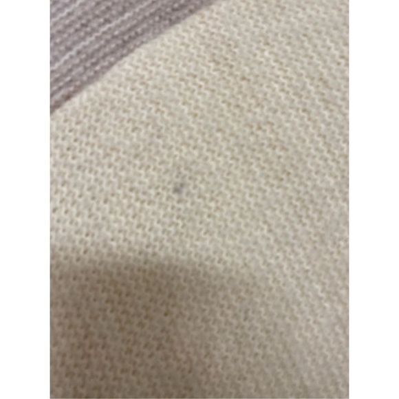 ANTHROPOLOGIE Sweater ONE SIZE Jordan Poncho Color Block Ivory White Pink - Picture 4 of 9